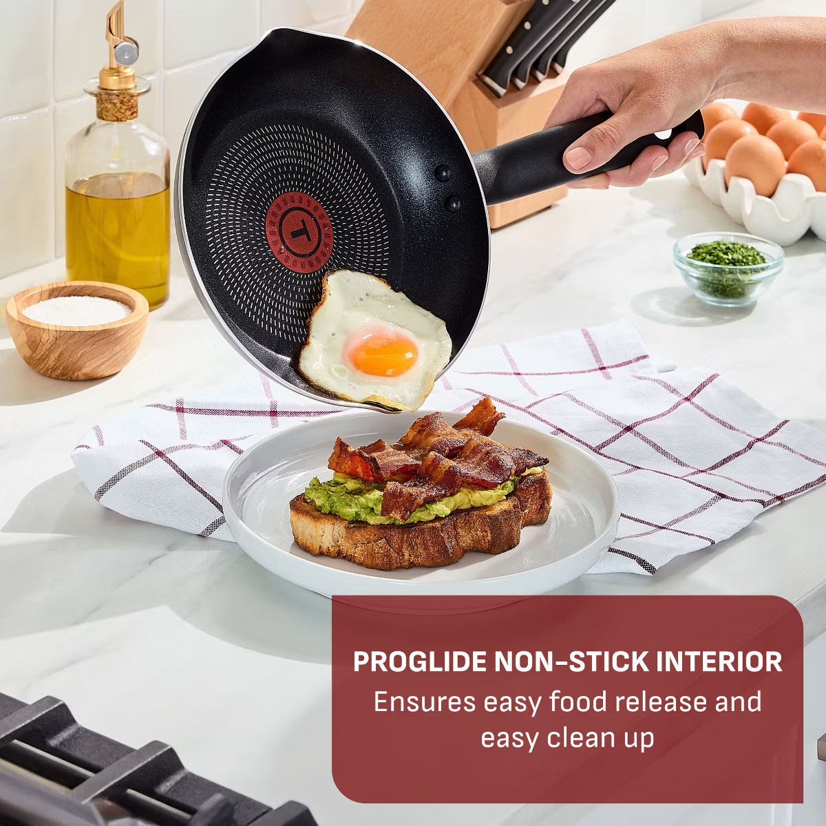 T-Fal Simply Cook 10.5" Nonstick Fry Pan with Lid | Target