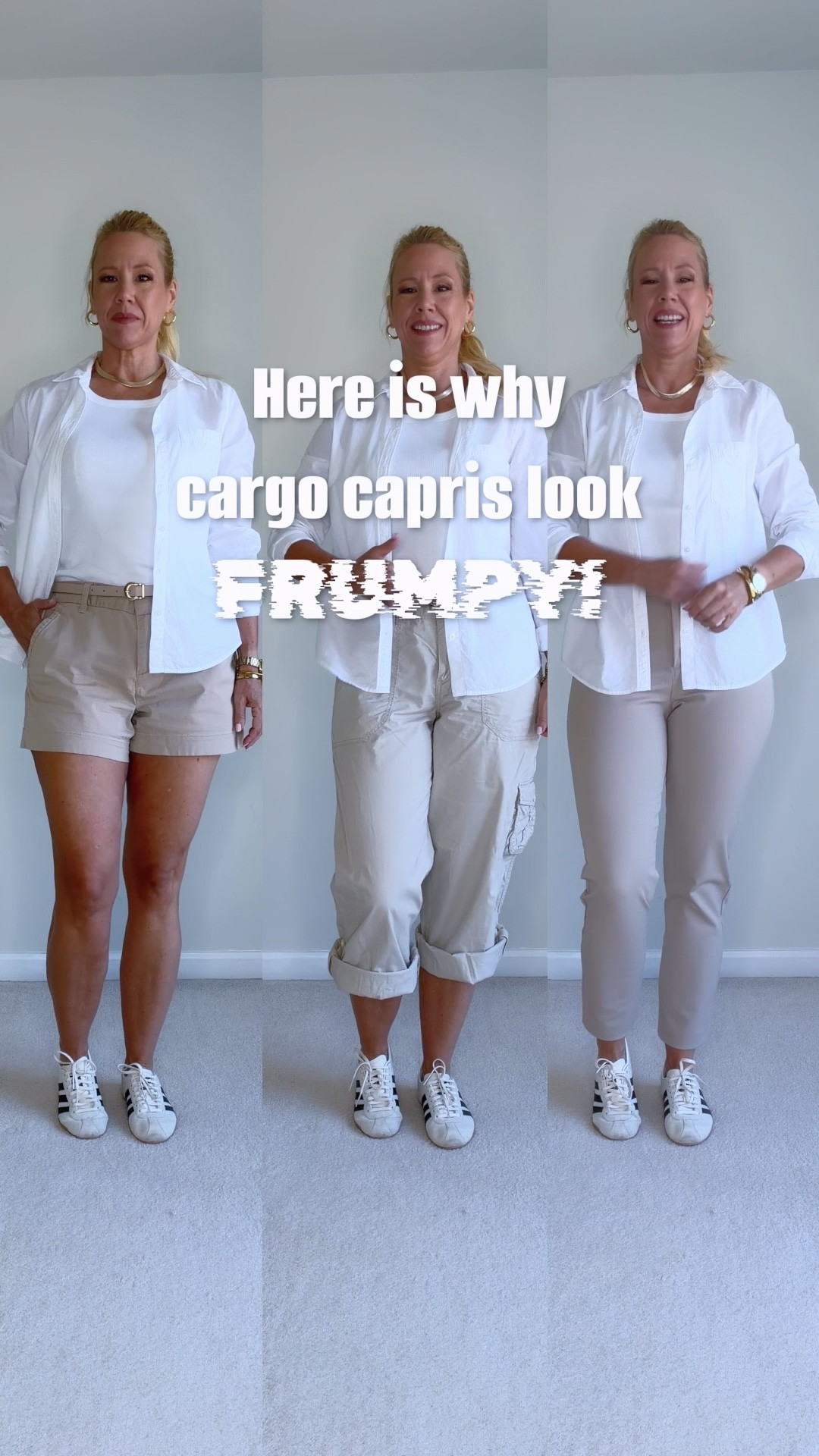 The reason why cargo capris are not flattering! 🫣


#LTKootd #LTKOver40 #LTKgrwm