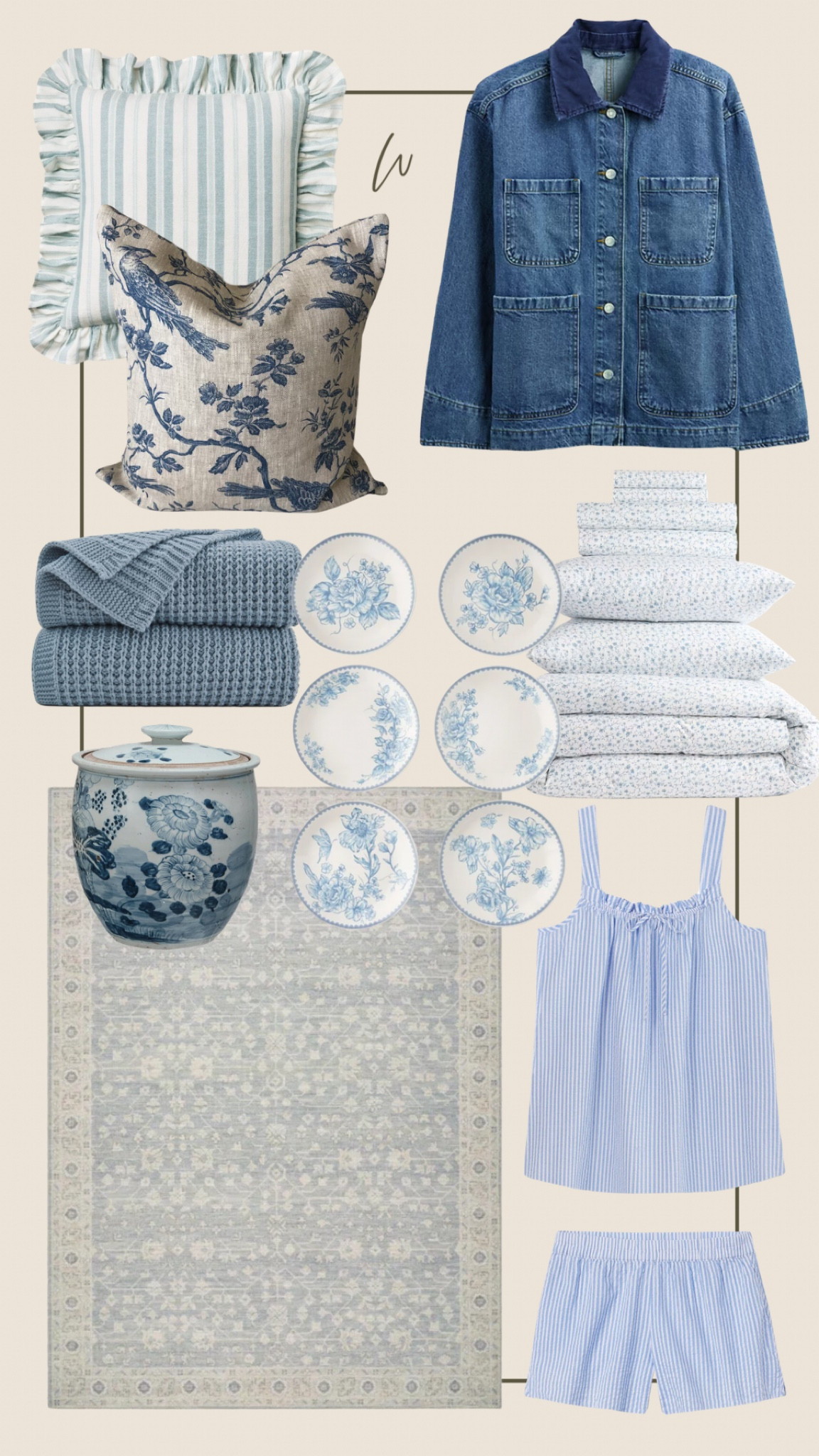 Blue home accents ✨

#LTKHome #LTKSeasonal