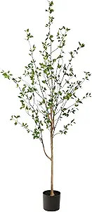 Nearly Natural 6.5ft Minimalist Citrus Artificial Tree | Amazon (US)