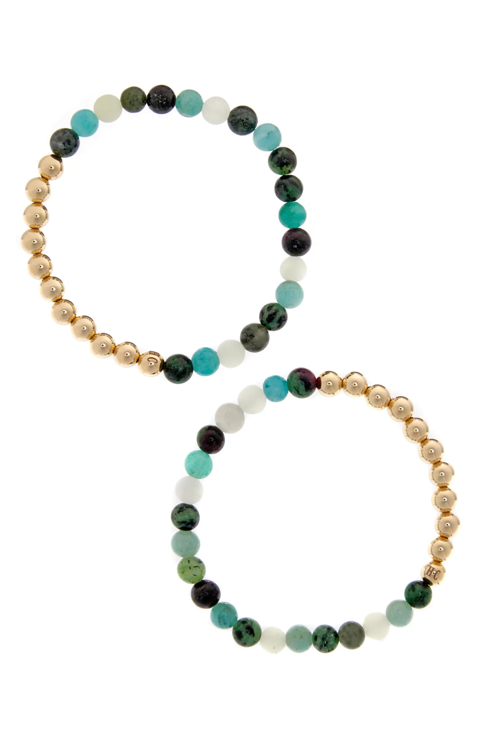 N6 Happiness/Ease Set of 2 Healer's Bracelets | Nordstrom