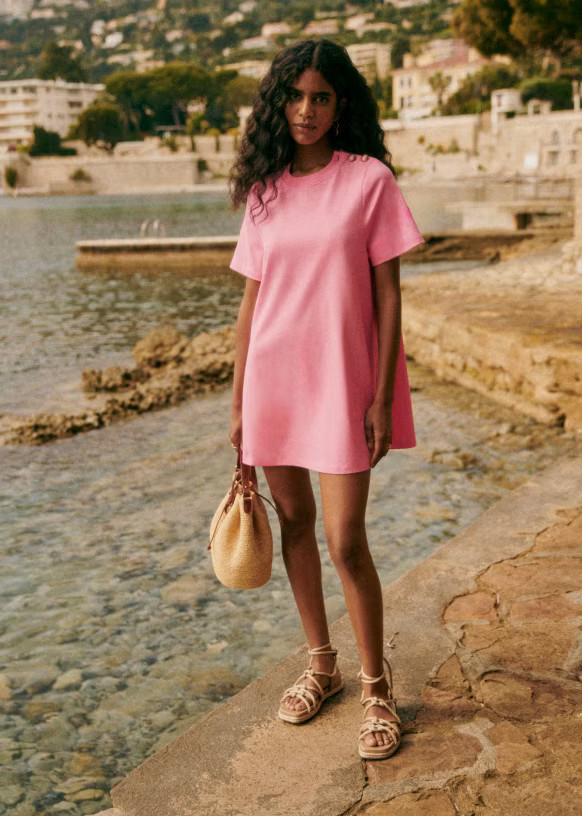 Selena Dress - Pink Creation | Sezane Paris - US