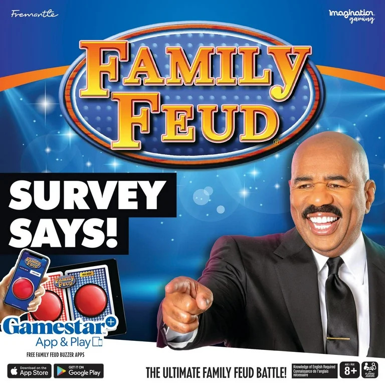 Family Feud Survey Says Board Game Imagination Gaming | Walmart (US)