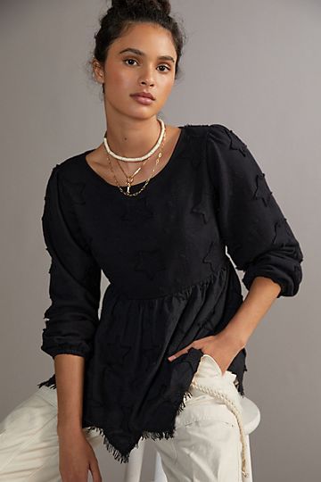 Starstruck Embroidered Top | Anthropologie (US)