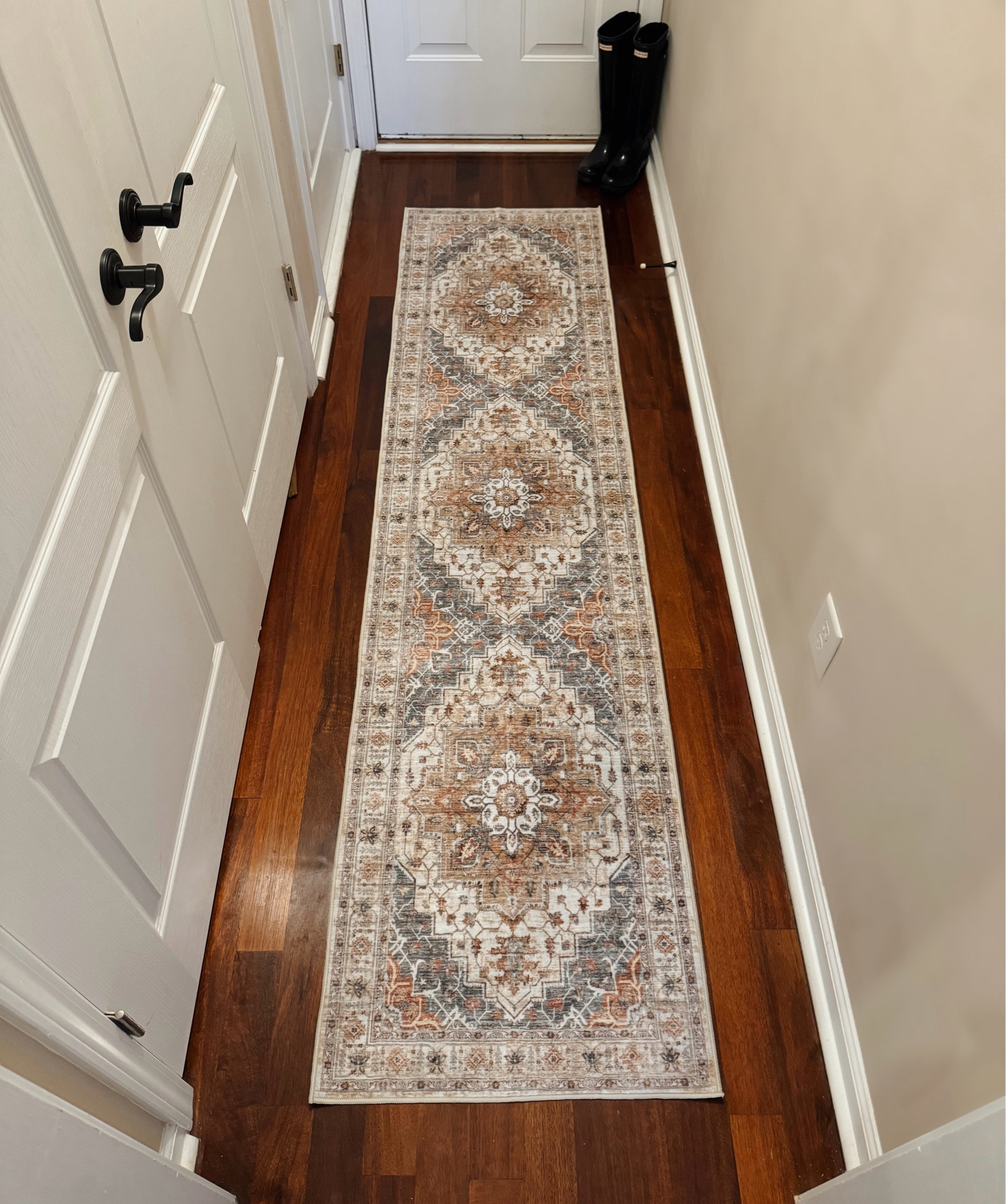 Just got this Amazon rug runner yesterday and I’m in love! Under $40! Size is 2ftx8ft. Perfect for a little hallway with messy boys 🤪

#LTKSaleAlert #LTKHome #LTKFindsUnder50