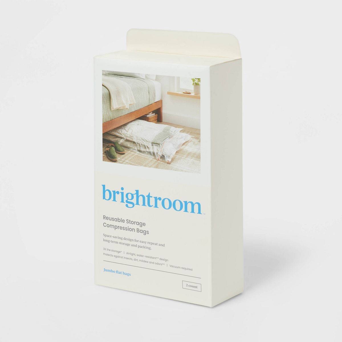Jumbo 2pc Compression Bags Clear - Brightroom™ | Target