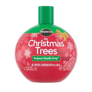 Miracle-Gro 8 oz. Christmas Trees Plant Food, Hydrates Trees and Keeps Christmas Trees Green All ... | The Home Depot
