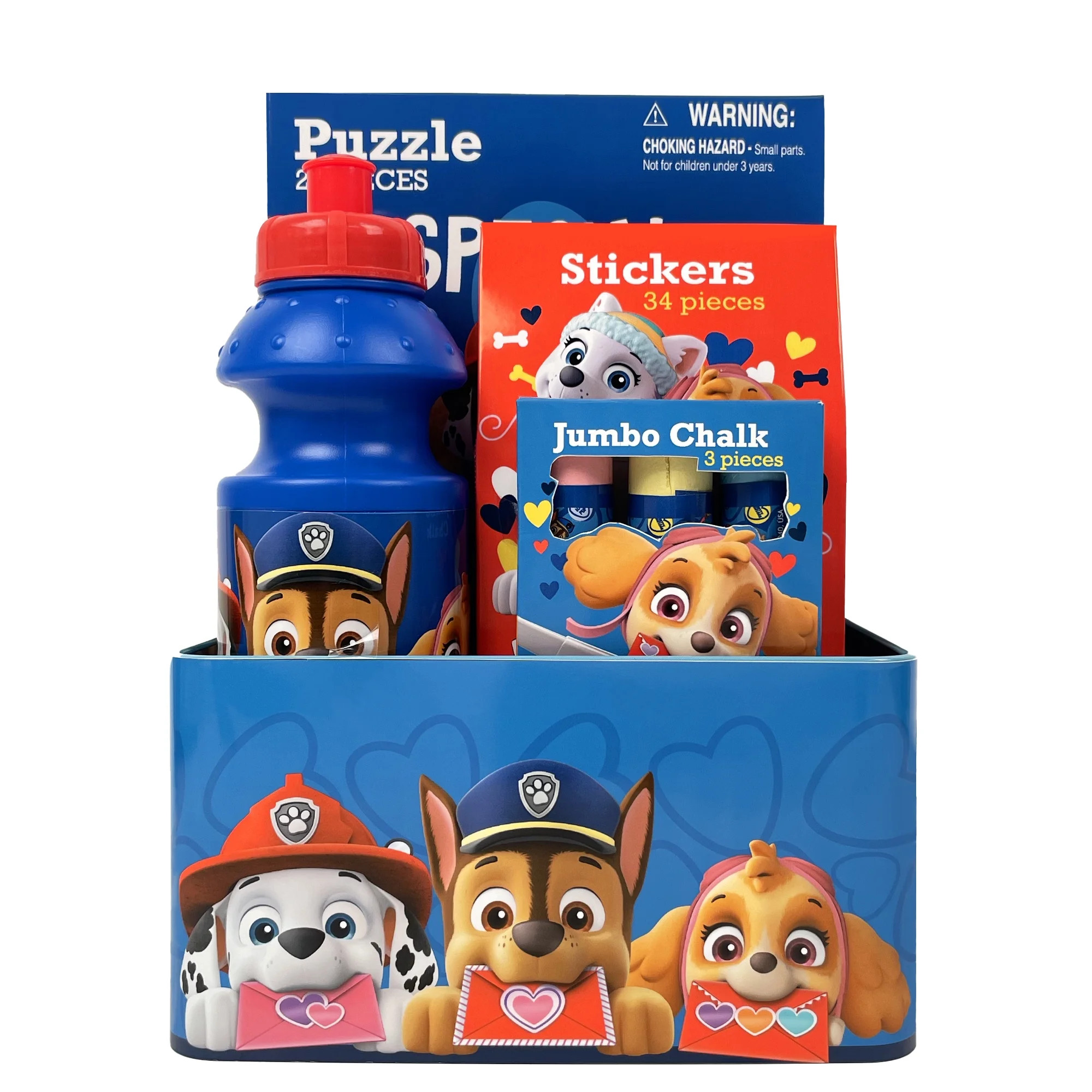 Paw Patrol Valentine's Day Tin Box Gift Set | Walmart (US)