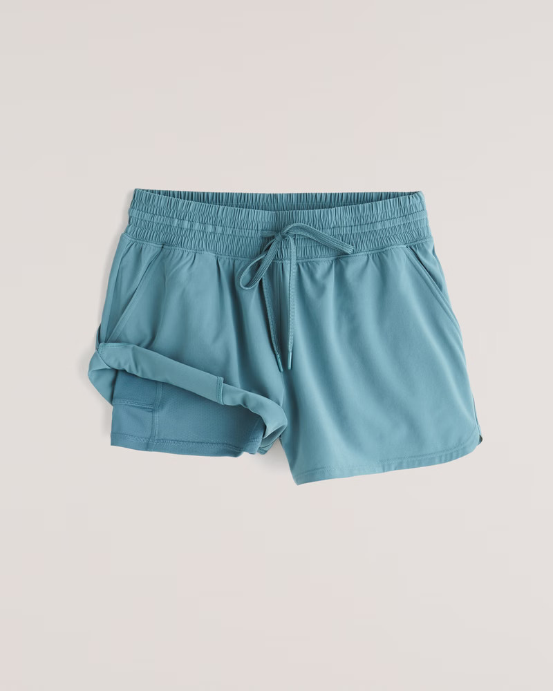 Active Lined Running Shorts | Abercrombie & Fitch (US)