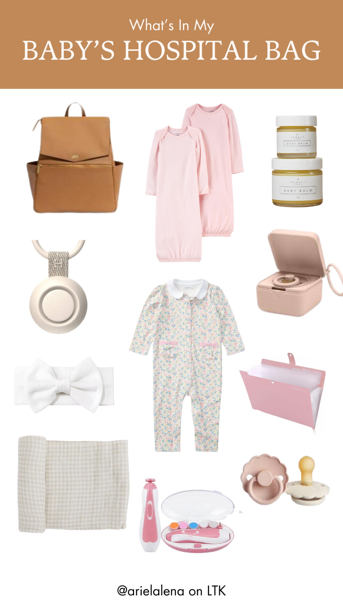 Everything I’m packing as a first time mom for my baby! Here’s what’s in her hospital bag 🎀🍼✨

#LTKfamily #LTKkids #LTKbaby