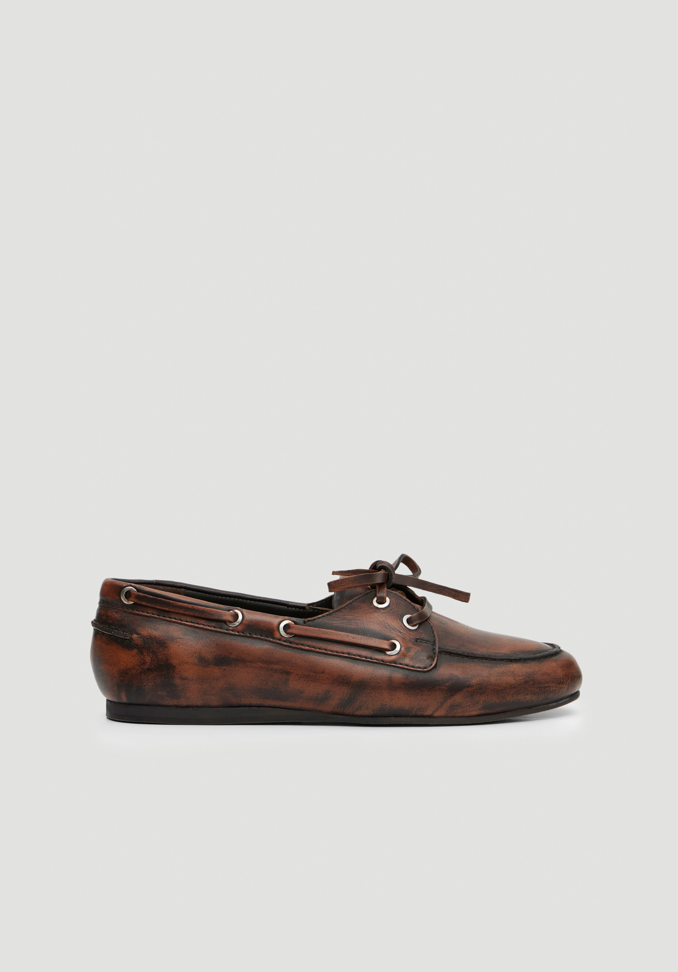 Leather Tie Loafers | Hush UK