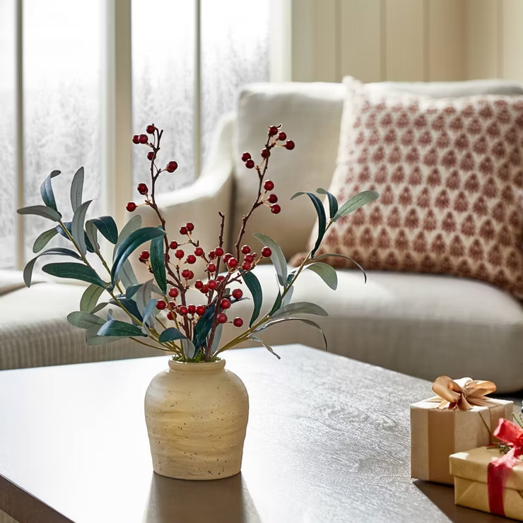 Red Berry Artificial Plant Arrangement - Threshold™ designed with Studio McGee | Target