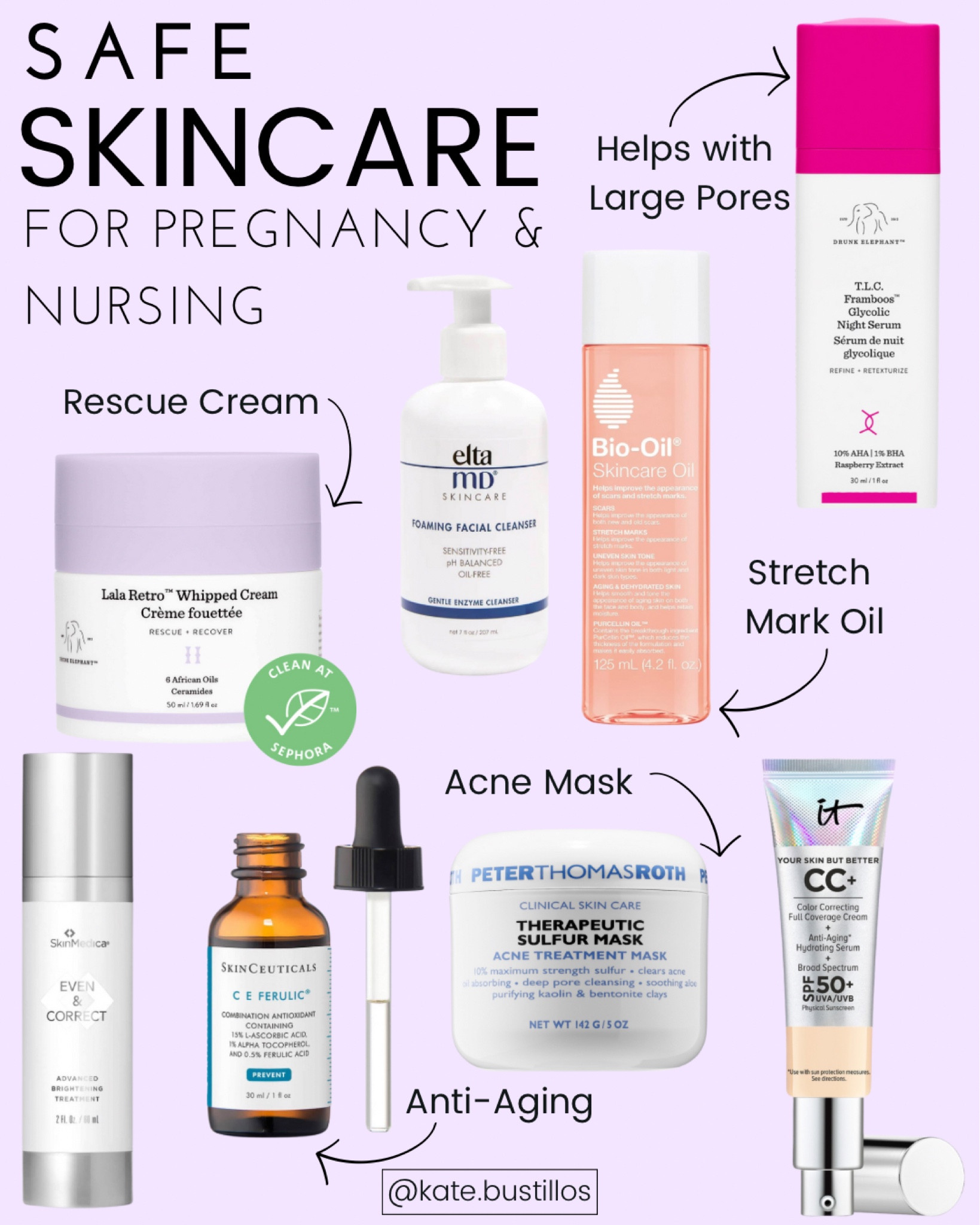 These hands down are some of my pregnancy and nursing friendly skincare staples! I have used or are currently using all of them. EltaMDs facial cleanser I’ve been using for years, pregnant, nursing or not, and it will be my forever cleanser. Its silky texture leaves your skin feeling so clean and refreshed! 

*Always check with your Dr if you are unsure if you’re able to use.

#maternity #nursing #cleanskincare #pregnancy #skincare

#LTKbump #LTKbeauty #LTKbaby
