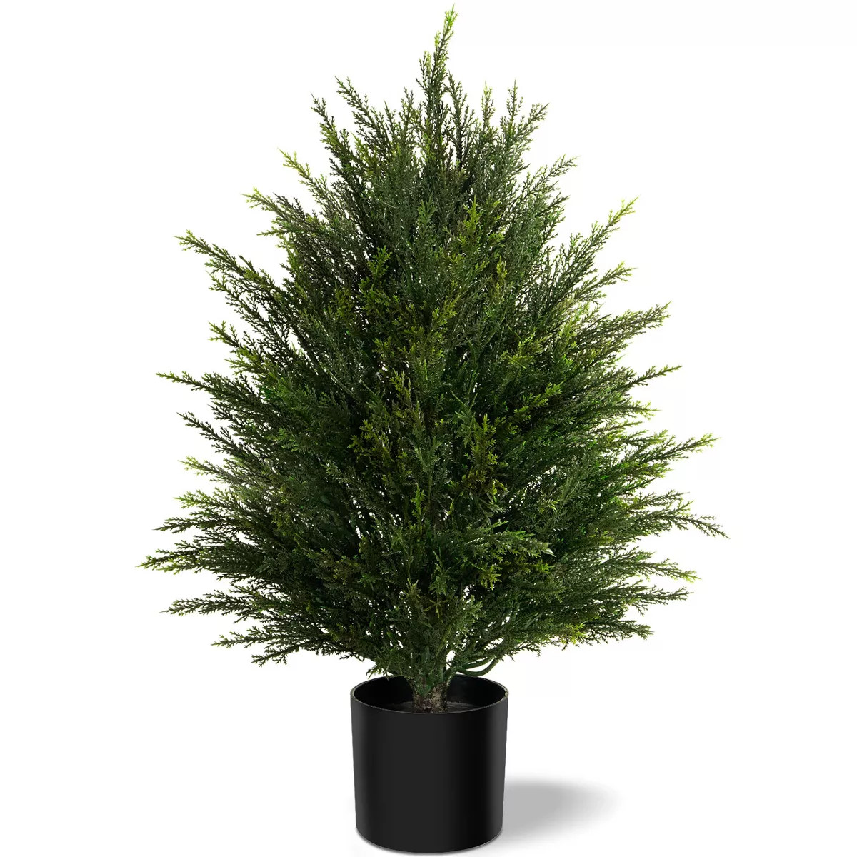 1/2 Packs 2ft Artificial Cypress Potted Plants Realistic Faux Greenery, Indoor/Outdoor Decor UV R... | Target