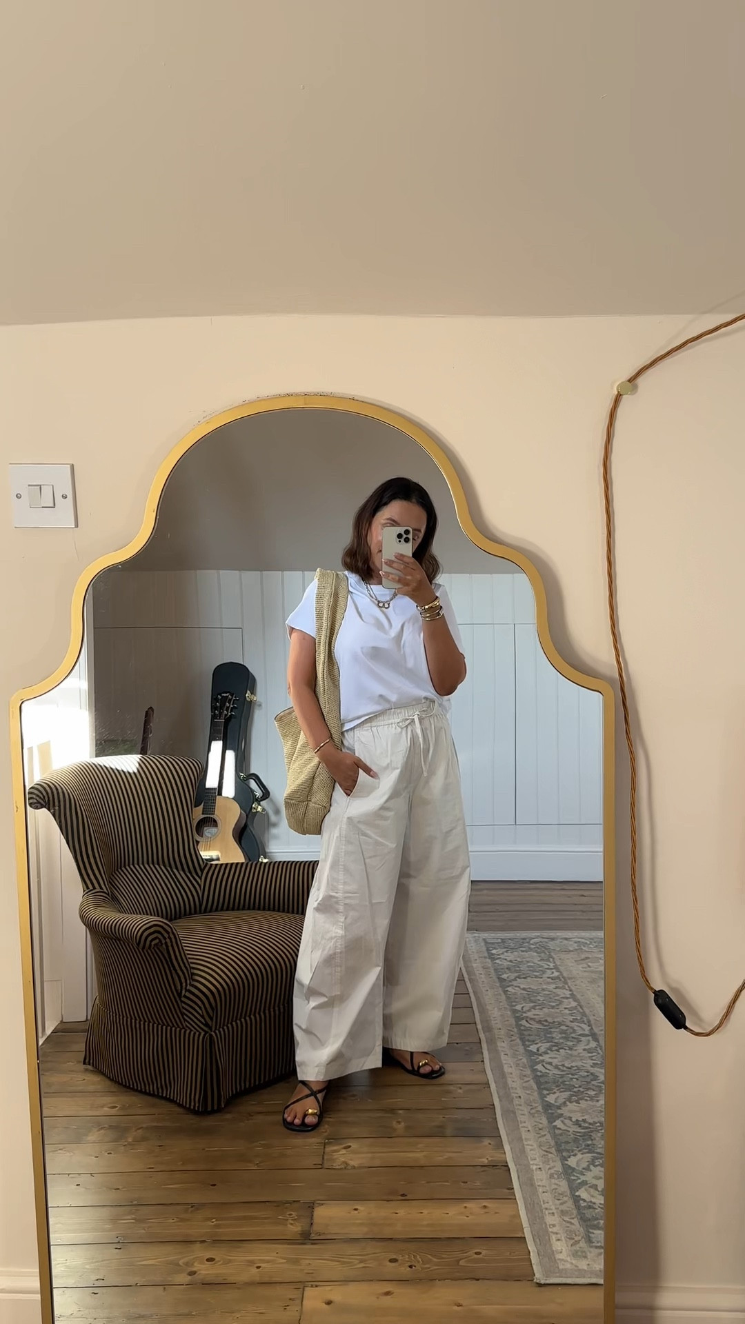 My trousers are the barrel leg drawstring ones from cos. Now only available in black, the men’s ones on asos (linked below) look like the closest match to them and are also cheaper! 

My bag is also oos cos, but I’ve linked similar. My shoes are Zara, so can’t link and think they’re all oos, I’ve shared similar on this post. 

For reference, I’m a midsize 14 and am 40 years old 💖

#LTKeurope #LTKuk #LTKmidsize