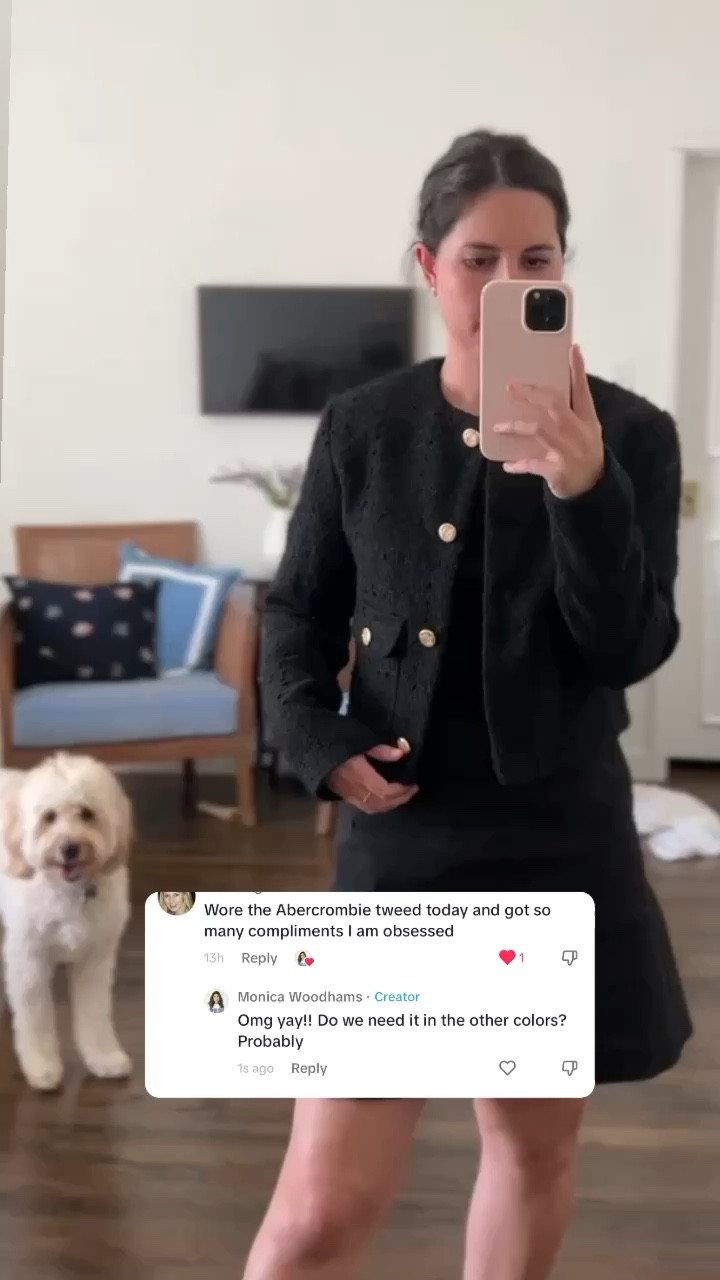 Abercrombie tweed jacket, Celine inspired, timeless fashion, quiet luxury, fall outfit, fall jacket, petite, theory little black dress, jeans under $100, Levi’s 501 

#LTKstyletip #LTKfindsunder100 

#LTKVideo