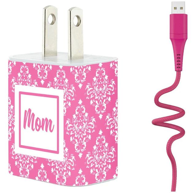 Mom Damask Phone Charger Gift Set | Classy Chargers