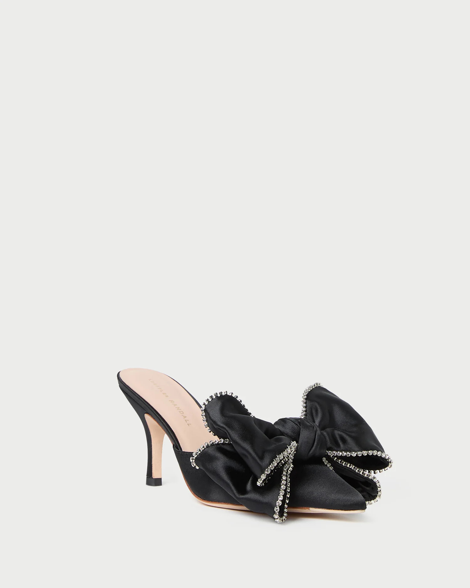 Margot Black/Crystal Bow Mule | Loeffler Randall