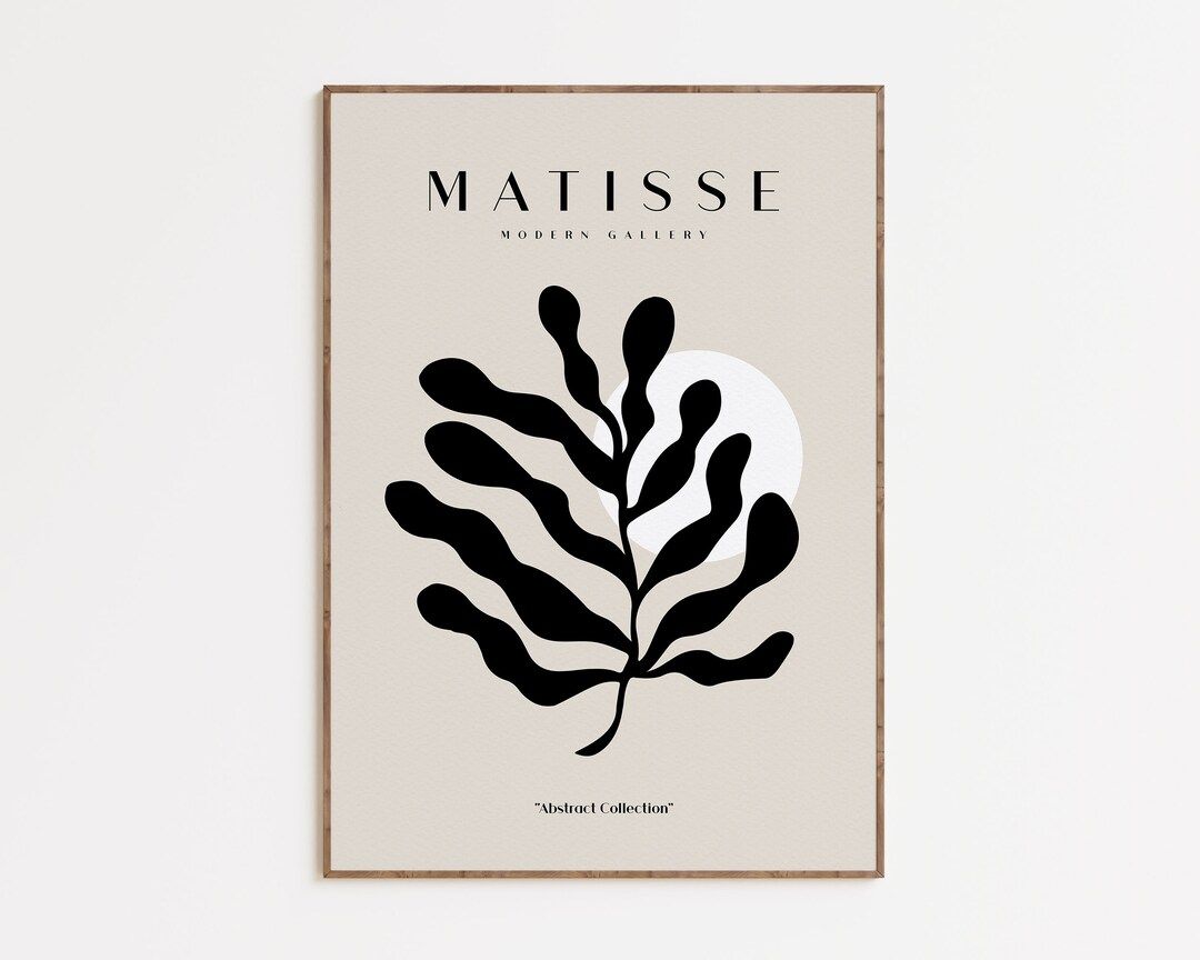 Henri Matisse Print, Matisse Minimal Abstract Poster, Neutral Museum Poster, Exhibition Print, Pr... | Etsy (US)