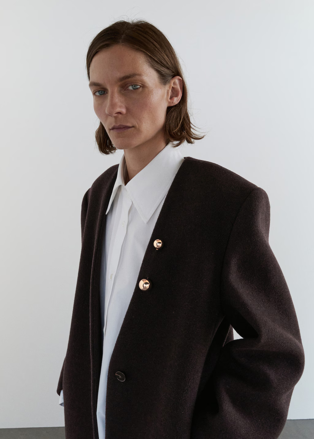 Long wool coat | MANGO (UK)