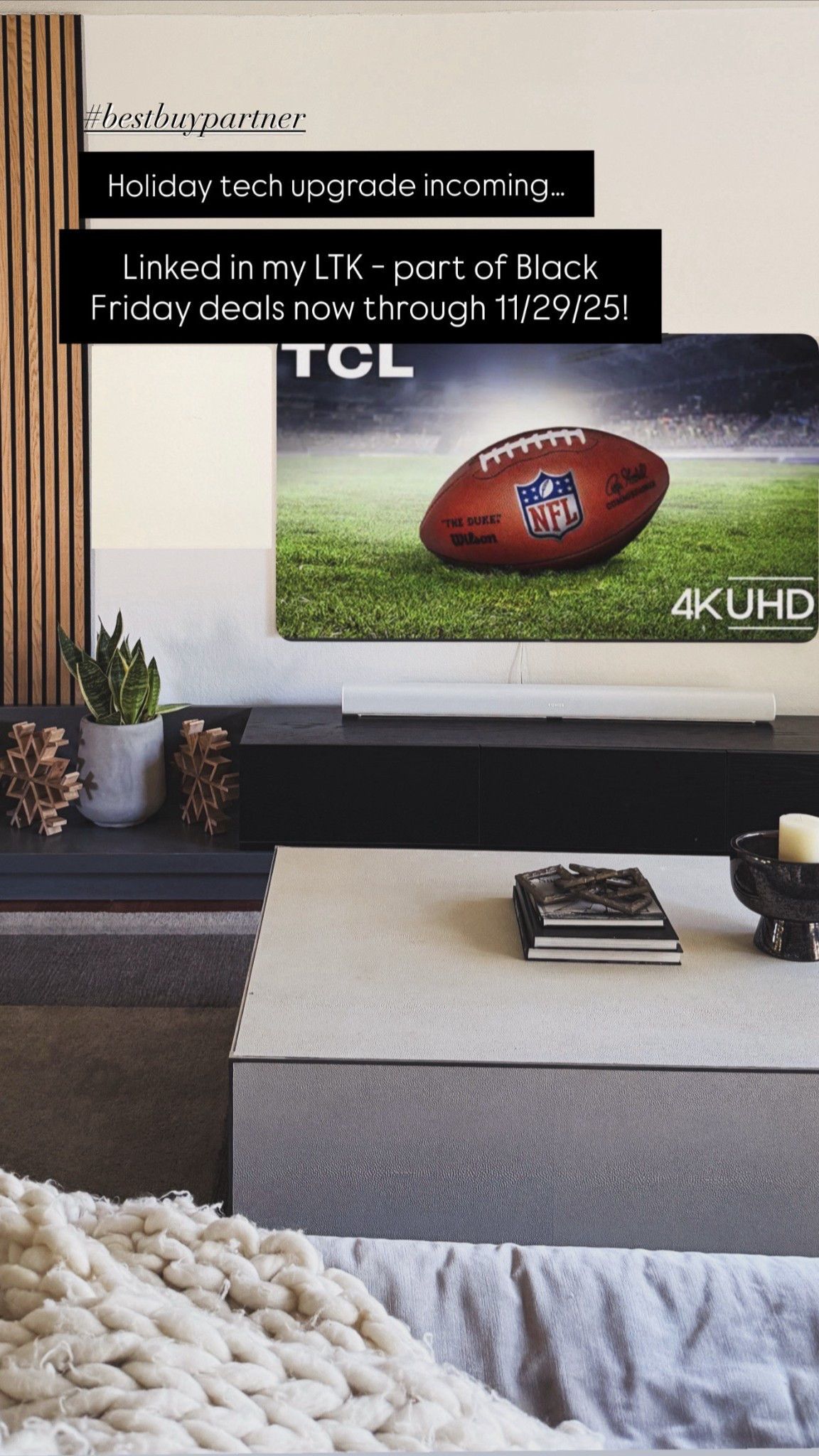 #BestBuyPartner Black Friday at @BestBuy is here. Grab this deal now through 11/29/25! Weekend plans: cozy couch, snacks, and a new favorite TV!

#LTKHoliday #LTKGiftGuide #LTKCyberWeek