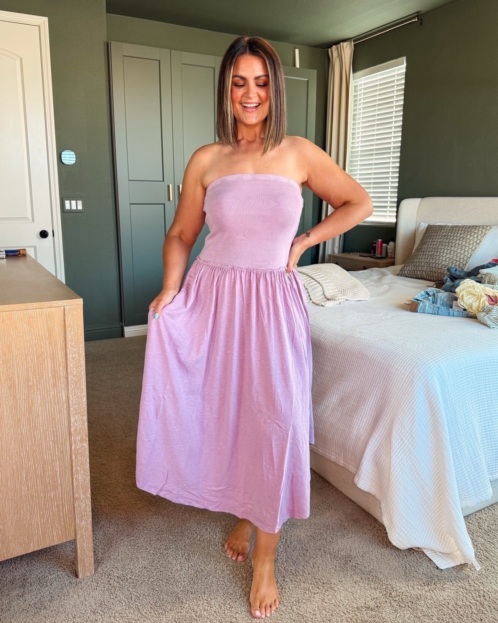 This dress is on sale from American Eagle! Wearing a large!

Sale alert, watchnow, new arrivals, finds under 100, Courtney Hamilton



#LTKSeasonal #LTKootd #LTKMidsize