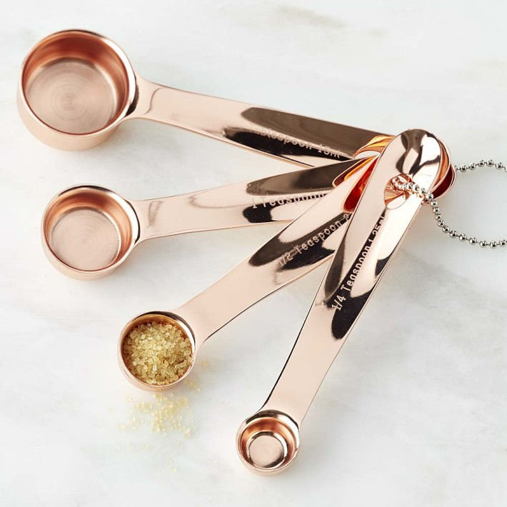 Williams Sonoma Copper Measuring Spoons | Williams-Sonoma