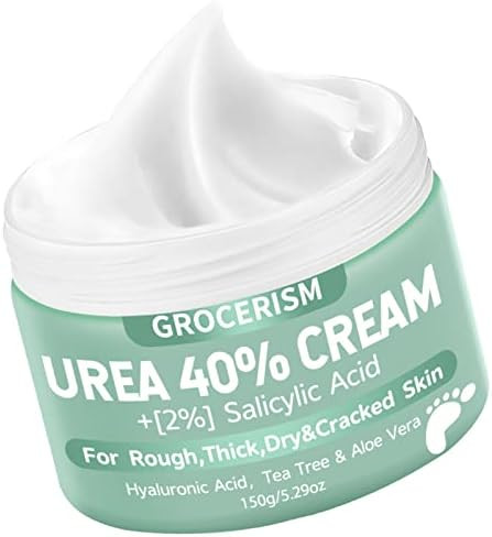 Grocerism Urea Cream 40 Percent For Feet Plus 2% Salicylic Acid 5.29 oz || Foot Cream and Hand Cr... | Amazon (US)