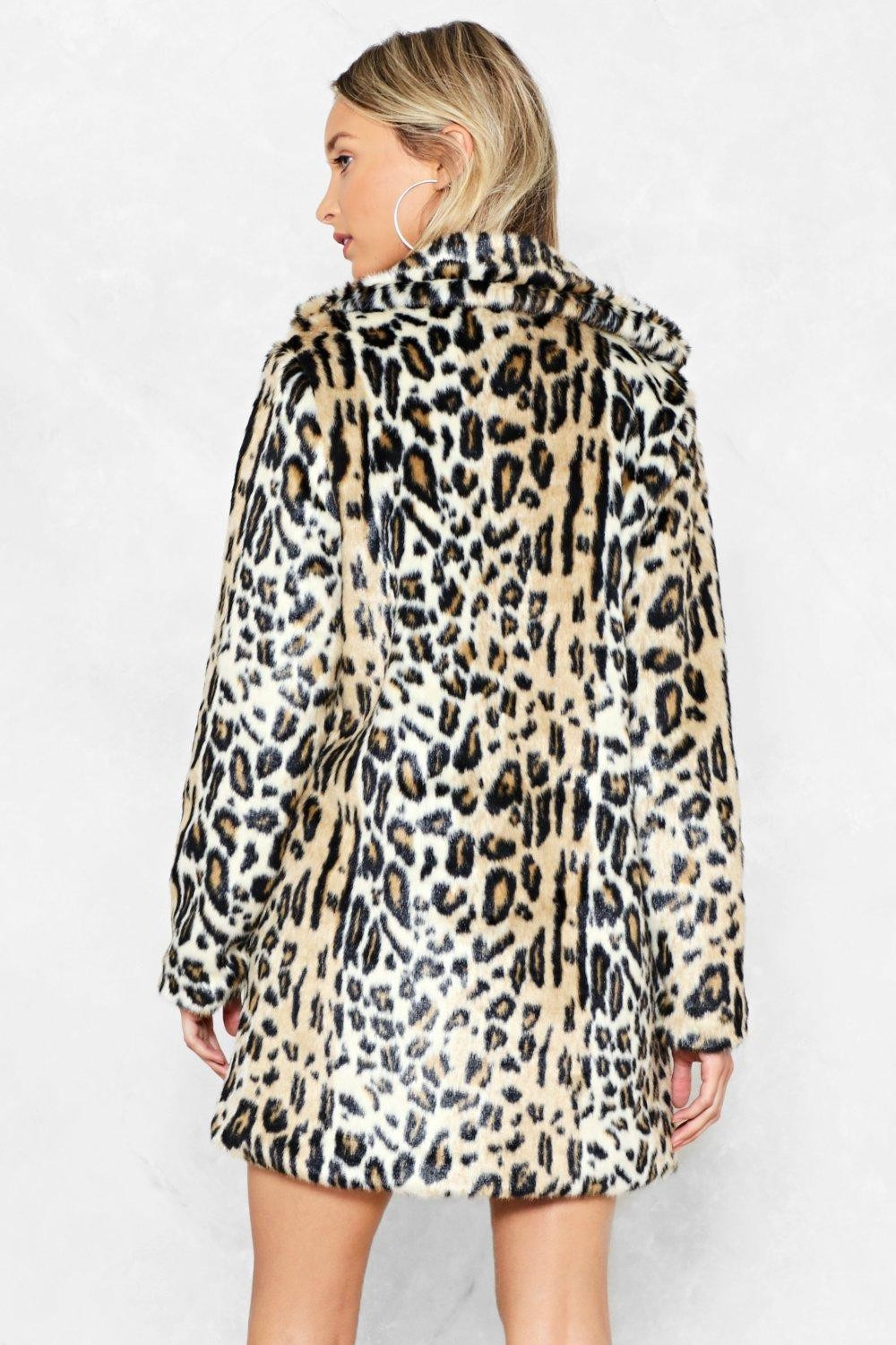 Grrrl Power Faux Fur Leopard Coat | NastyGal (US & CA)