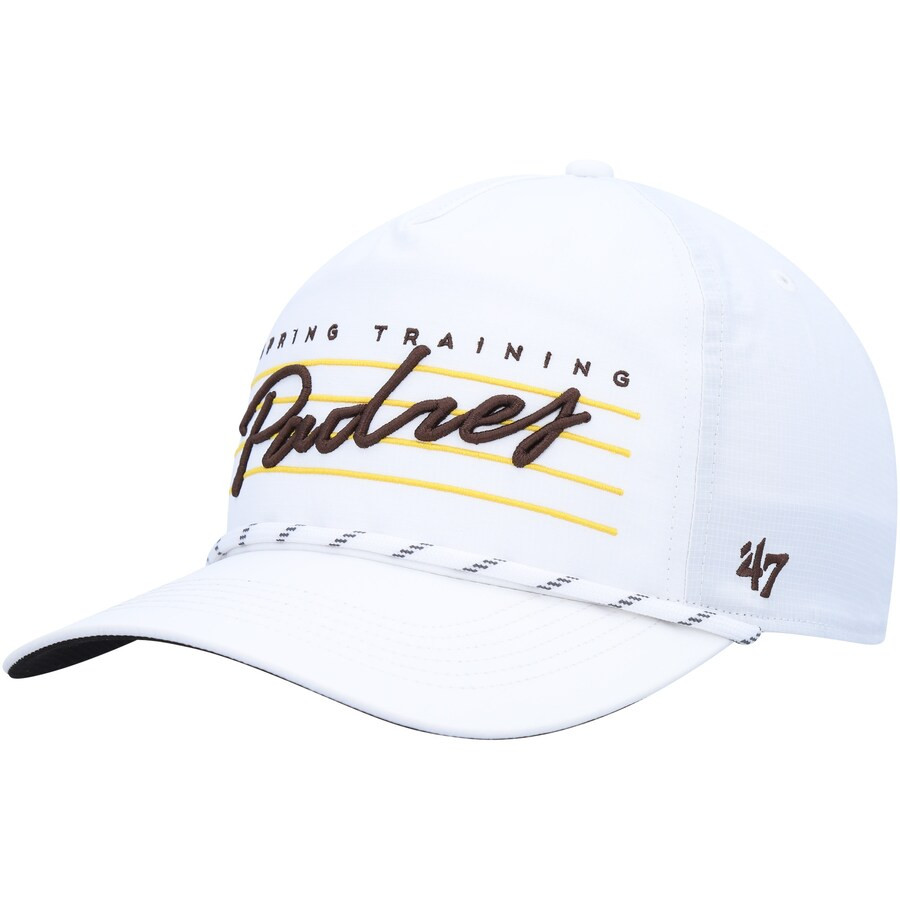 Men's San Diego Padres  '47 White Downburst Hitch Snapback Hat | MLB Shop
