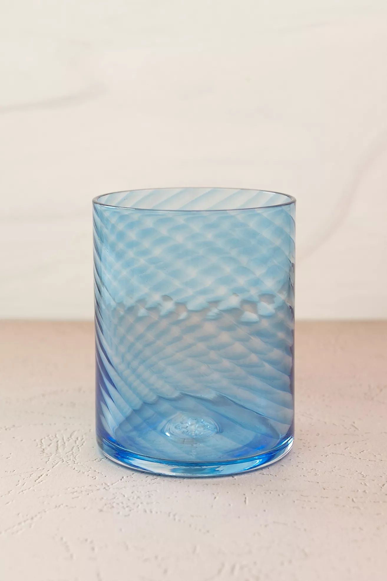 Saban Glass Hand Blown Twisty Tumbler Glass | Anthropologie (US)