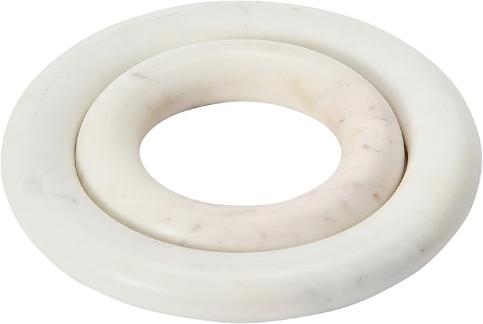 Creative Co-Op Marble Trivets for Dining Table, Set of 2 | Amazon (US)