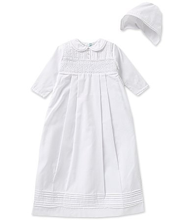 Feltman Brothers Baby Newborn-12 Months Christening Long-Sleeve Gown And Hat Set - Newborn | Dillard's