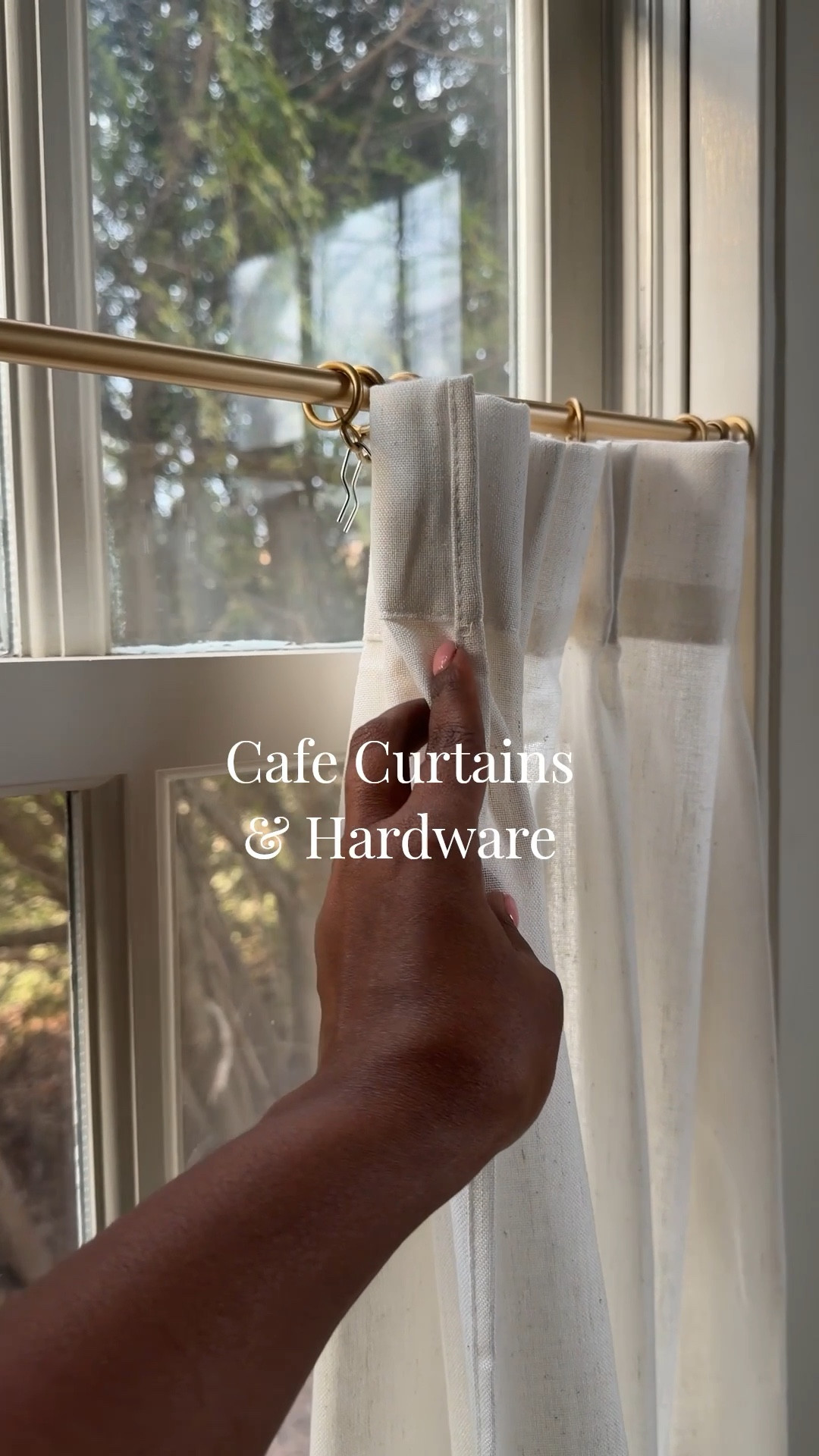 My office Cafe curtains and hardware. 

Curtains in Natural Linen

#LTKHome
