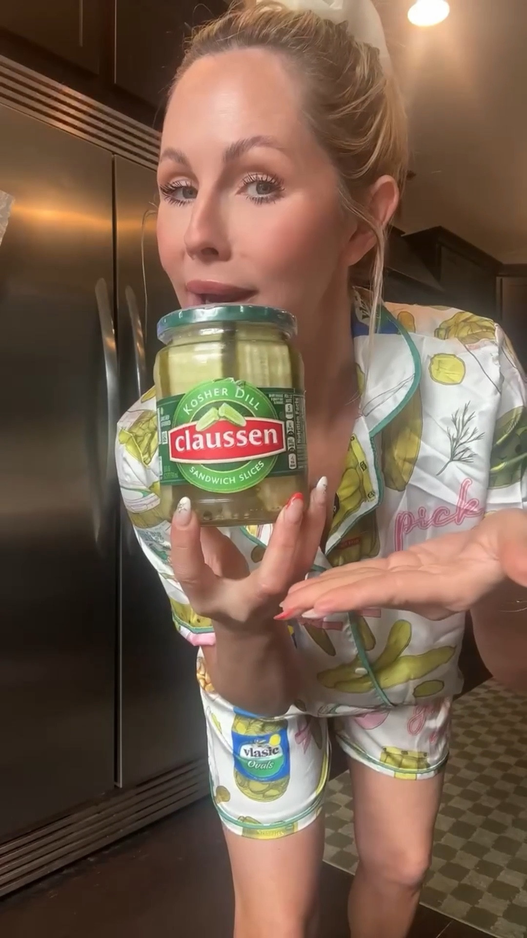 PSA for my fellow pickle lovers: you NEED these pajamas in your life. My sister grabbed ours from TikTok Shop, but I linked the cutest similar pair plus a whole roundup of pickle-themed PJs. If you love pickles… or if pickles are basically your personality… run, don’t walk! IYKYK 🥒

#amazonfinds #pajamas #cozywear #giftideas #christmasgifts 

#LTKstorytime #LTKFindsUnder50 #LTKGiftGuide