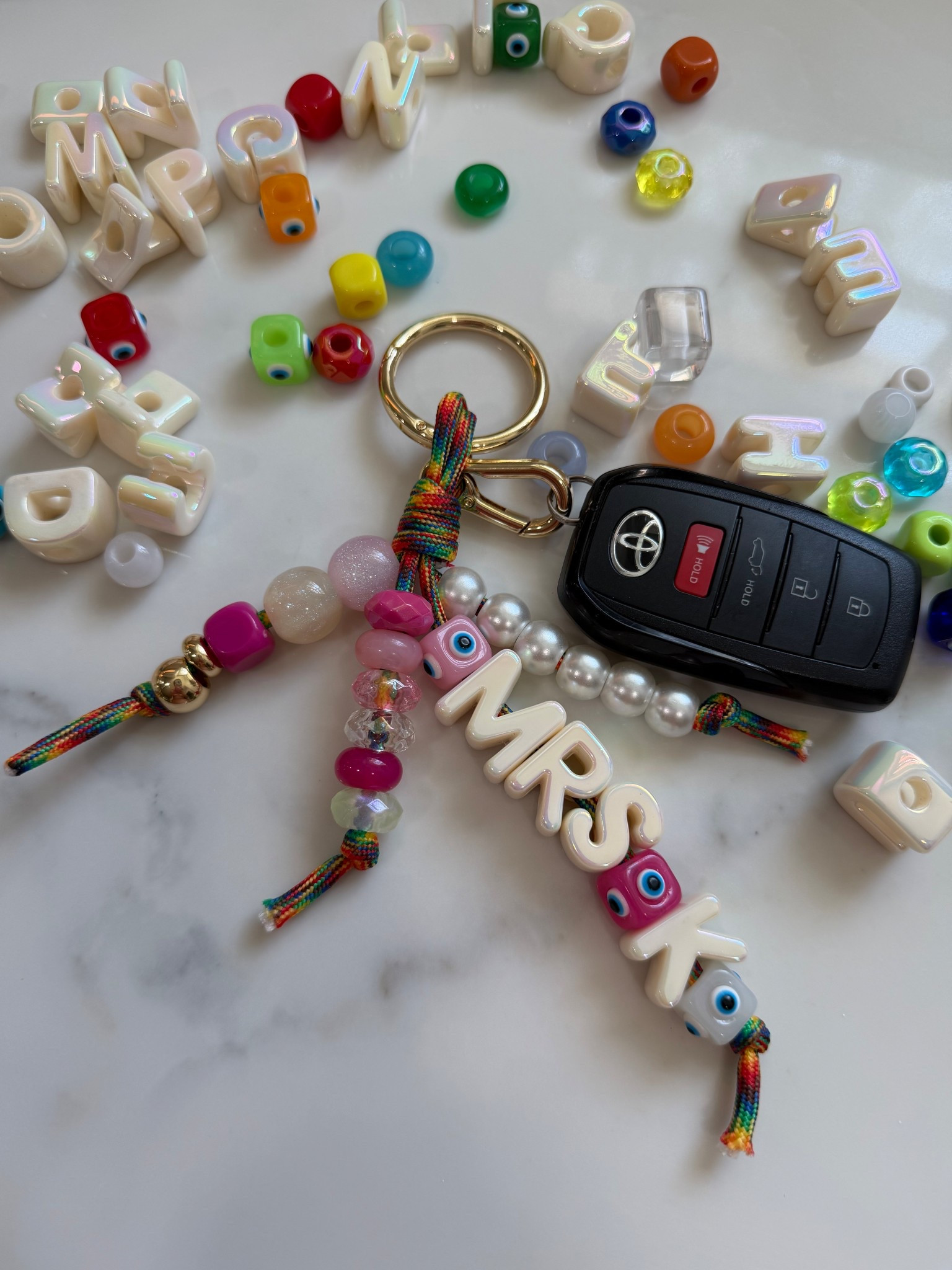 DIY Bead Kit - I made my own key chain with this DIY Bead Kit from Bauble Bar! A fun idea for a girl’s craft night or gift idea!

#LTKSeasonal #LTKHome