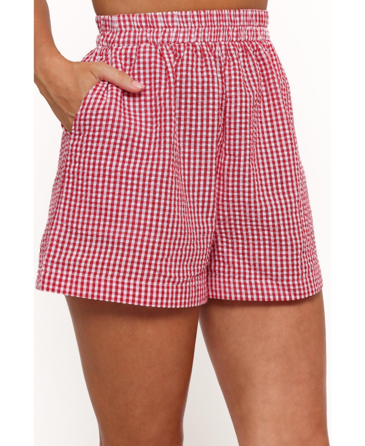 Petal and Pup Women's Libby Shorts - Red gingham | Macy's