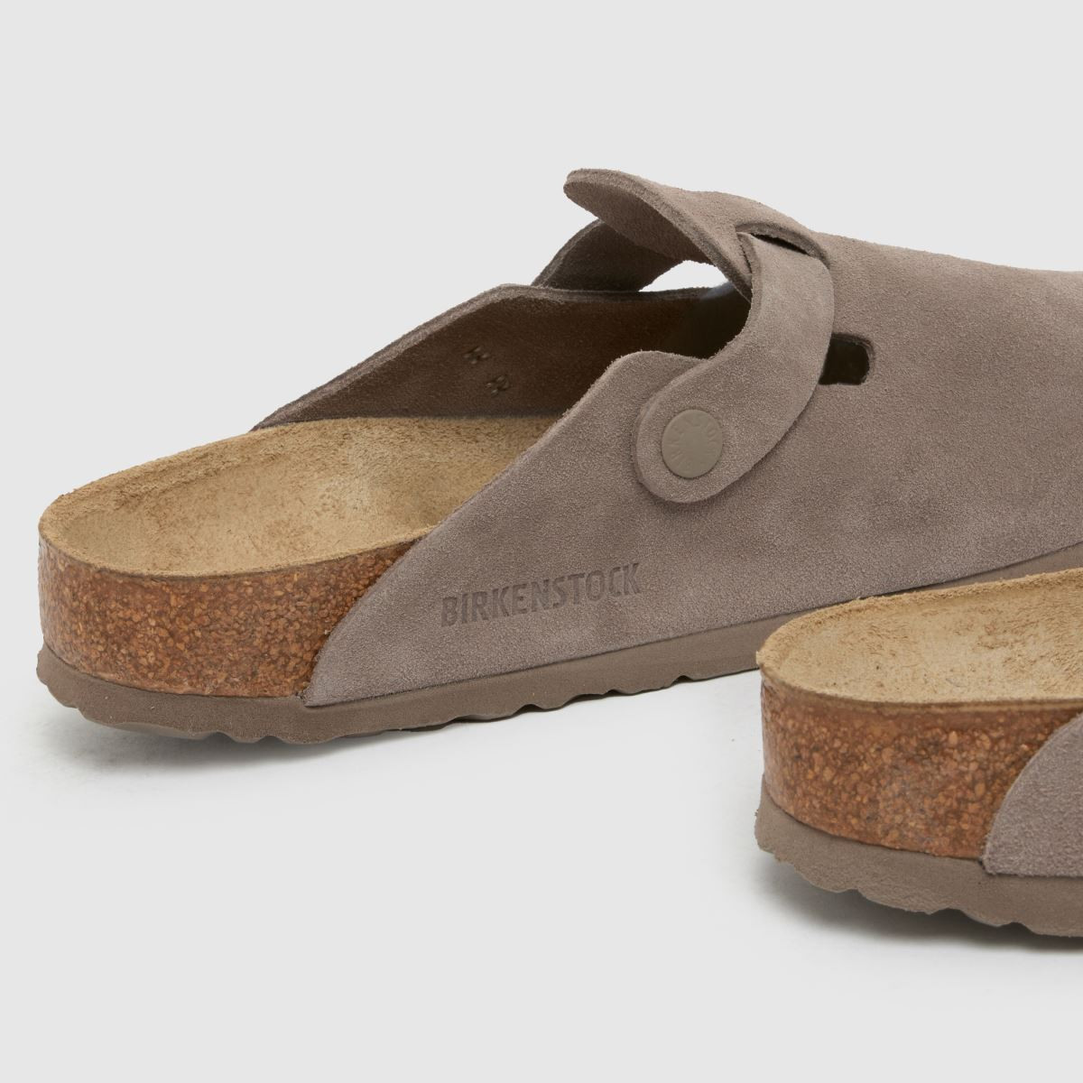 Womens Grey Taupe BIRKENSTOCK Boston Clog Narrow Fit Sandals | schuh | Schuh