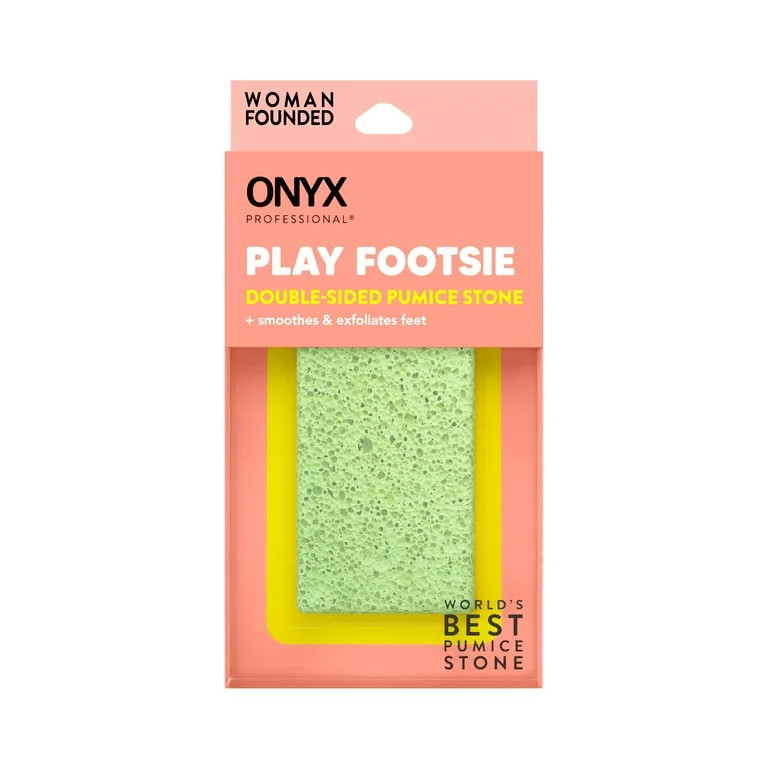 Onyx Professional Double-Sided 100% Siliglass Pumice Stone | Walmart (US)