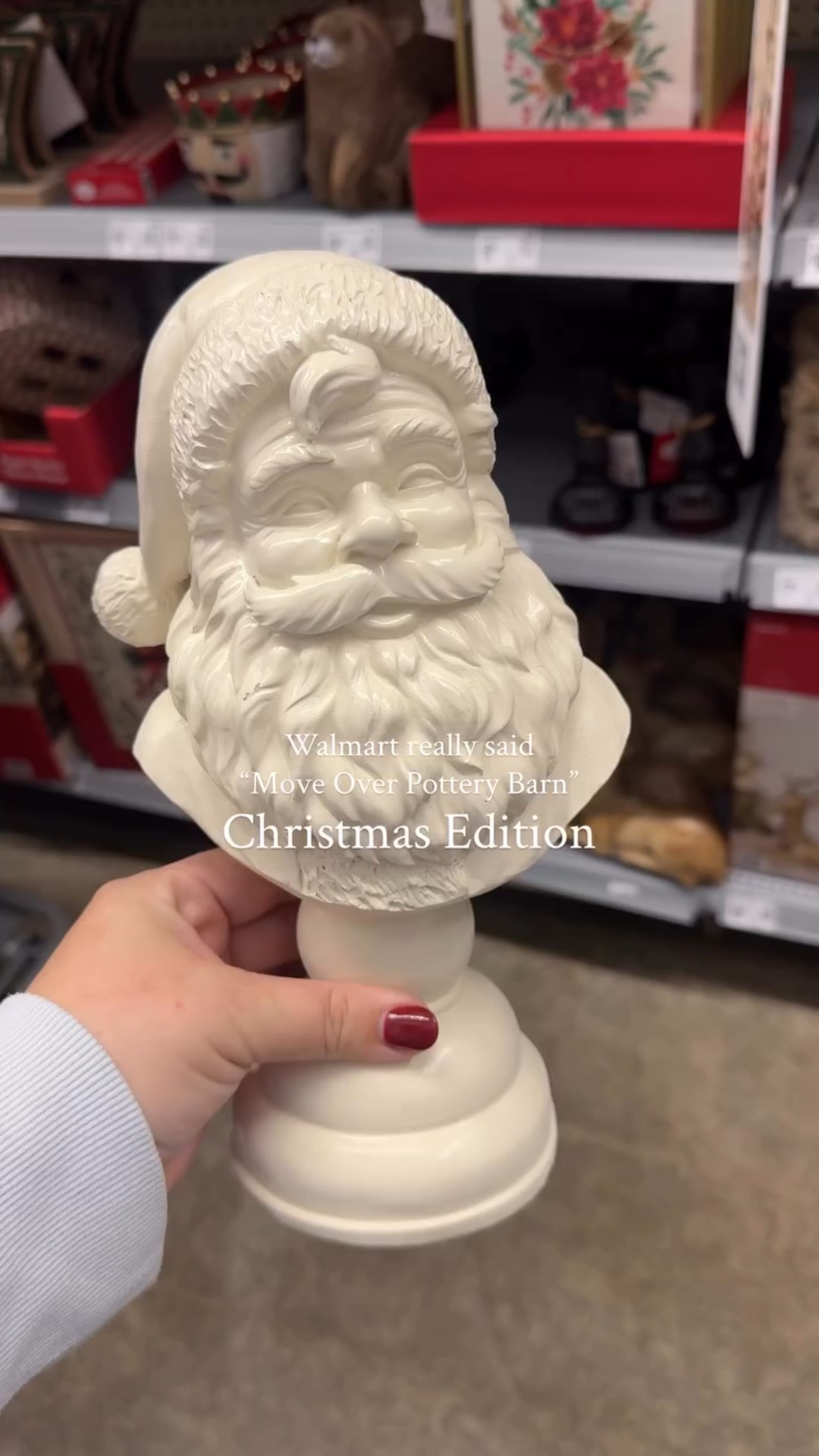 I died when I saw the Santa Bust🎅🏼

Comment SHOP & I’ll send you the links to everything! I seriously can’t get over how good it all was! 

The sad part is I bought the bust & when I opened my door it fell out and broke!😭

.
.
.
.
#walmartfinds #walmarthome #shopwithme #shoppingfinds #shoppingfind #whoawaitwalmart #christmasdecor #chicchristmas #christmasfinds #walmartchristmas #christmashome