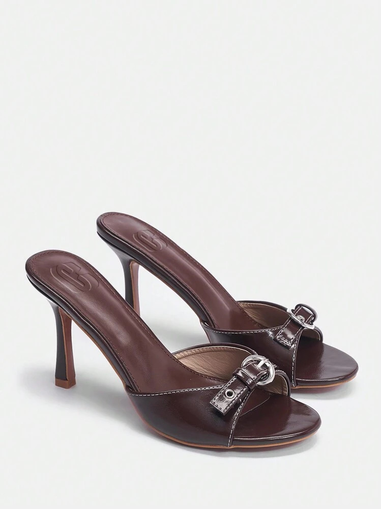 CUCCOO BIZCHIC Women's High Heel Sandals For Summer Graduation Heels Prom Heels Vacation Shoes Summer Back To School Shoes College Student Shoes Elegant Basics Business Casual Business Chic Spring Shoes Spring Break Easter For Christmas | SHEIN