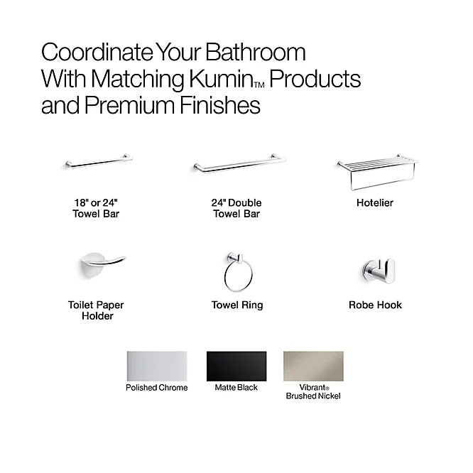KOHLER | K-97898 | Kumin Towel Ring | Kohler