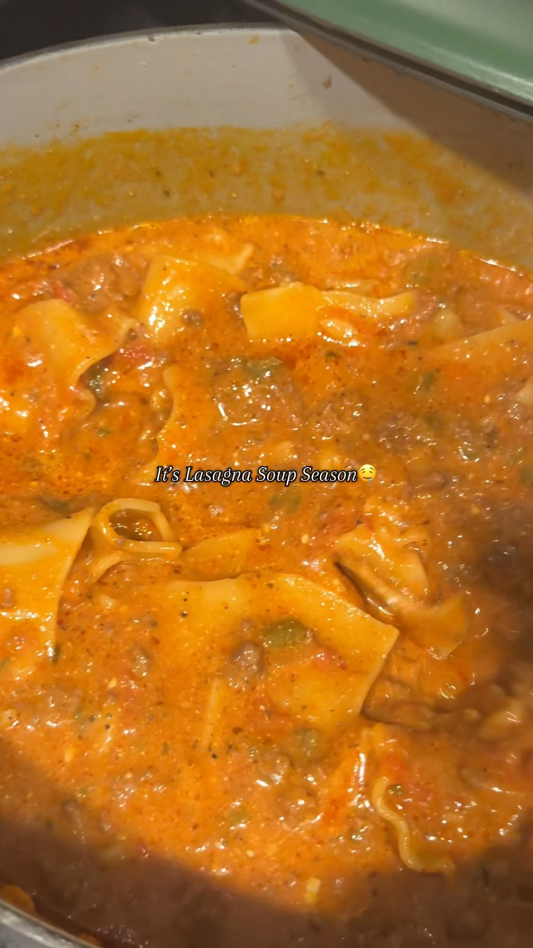 Lasagna soup is so simple and delicious😍🤤 It was the perfect cozy meal to heal my soul🙌🏽💗 10/10 recommend!

One pack of ground beef/italian sausage
Bell Pepper
Red Onion
Garlic
Chicken Broth 
Tomato sauce
Ricotta Cheese
Heavy Cream if you want to thicken it up!

I sautéed the veggies first, then added the meat, and then the rest of the ingredients🙌🏽 it didn’t take long either💗💗 #lasagnasoup #goodjones #dutchoven #simplymadisynn 

#LTKdayinmylife #LTKfoodie #LTKHome