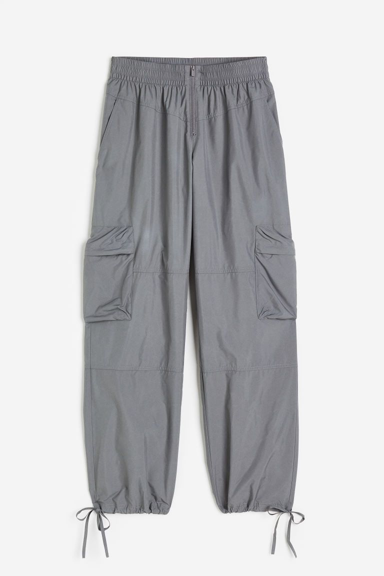 H & M - Sports Cargo Pants - Gray | H&M (US + CA)