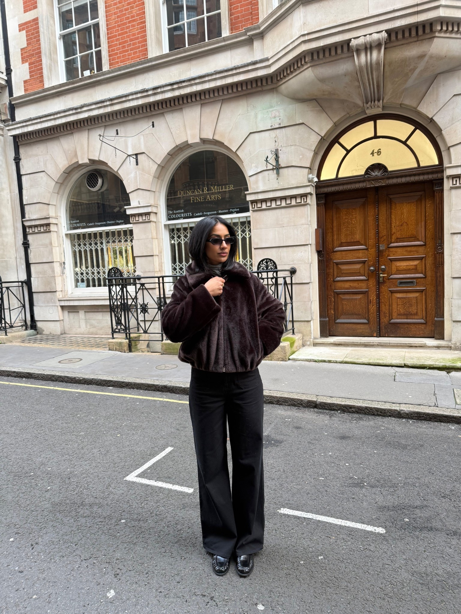 Faux fur jacket, winter work wear , smart casual , loafers 

#LTKwinter #LTKstyletip #LTKshoes