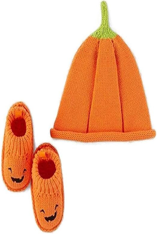 Amazon.com: Just One You Baby Halloween Pumpkin Hat & Booties Set Orange : Clothing, Shoes & Jewe... | Amazon (US)