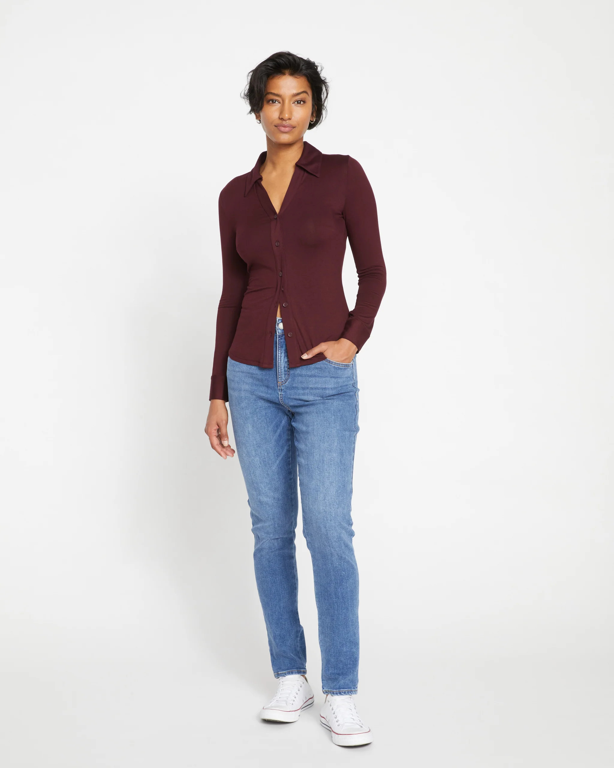 Seine High Rise Skinny Jeans 32 Inch
   Vintage Indigo | Universal Standard