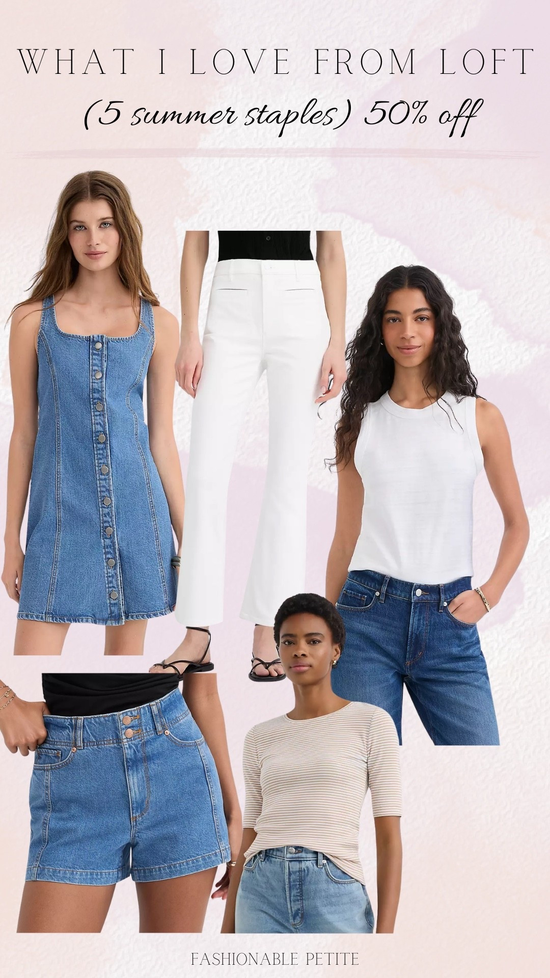 5 late spring and early summer staples to have in your closet!  the harbor tank is one of my go tos for summer. It’s a little thicker than a standard tank and I love all of the colors it comes in! 

Summer outfit, tank tops, white jeans, denim shorts, capsule wardrobe, denim dress, closet basics 

#LTKSaleAlert #LTKPetite