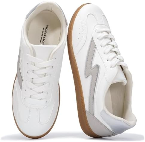 Project Cloud Fashion Sneakers for Women 2026 - Lace-Up Shoes Trendy Women Sneakers with Memory F... | Amazon (US)