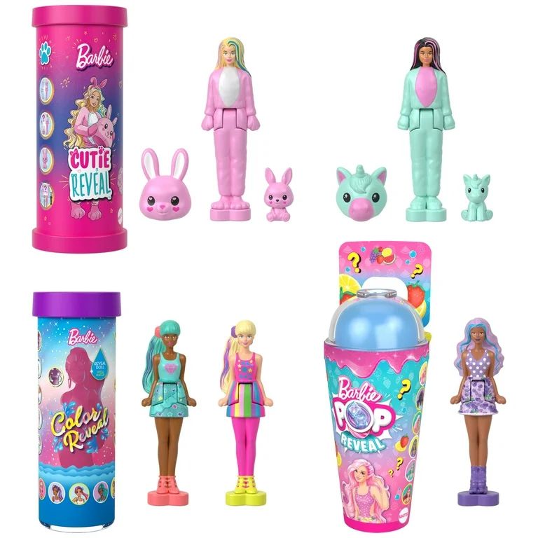 Barbie Mini BarbieLand Reveal Dolls 5-Pack, 1.5-inch Dolls with Different Surprise Reveals (Style... | Walmart (US)